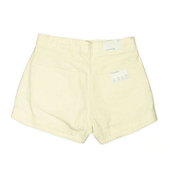 NWT WeWoreWhat Cream High-Waisted Shorts size 27 - Picture 2 of 4
